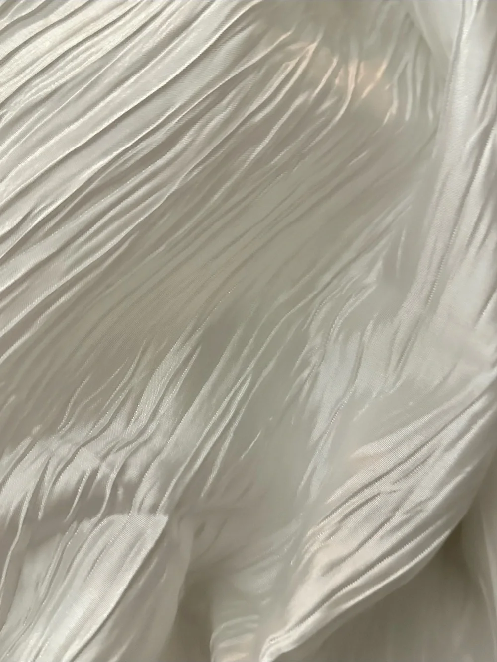 Set Of Two White Curtains